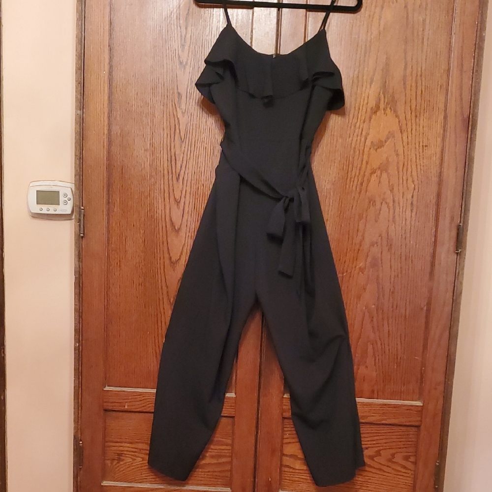 ❤️BANANA REPUBLIC Elegant Black Jumpsuit Like New Condition Size 12